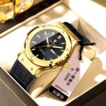 Poedagar 952 Watch For Men - Golden Black - Image 2