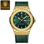 Poedagar 952 Watch For Men - Green Gold
