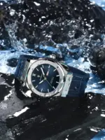 Poedagar 952 Watch For Men - Silver Blue - Image 3