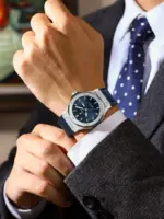 Poedagar 952 Watch For Men - Silver Blue - Image 2