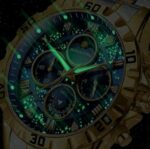 Poedagar 973 Chain Watch For Men -  Silver Gold Blue - Image 2