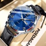 Poedagar 978 Watch For Men-Black Blue - Image 2