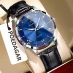 Poedagar 978 Watch For Men-Black Blue