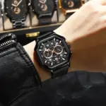 Poedagar 983 Cornograph Watch For Men - Rose Black - Image 4
