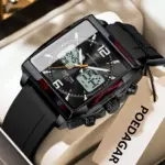 Poedagar E-109 Watch For Men - Full Black