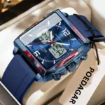 Poedagar E-109 Watch For Men - Full Blue