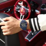 Poedagar E123 Digital Watch For Men - Blue Black - Image 4