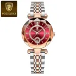 Poedagar 719 Watch For Woman-Golden Red - Image 3