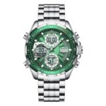 Poedagor E108 Watch For Men-Silver Green - Image 4
