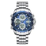 Poedagor E108 Watch For Men-Silver Blue - Image 2