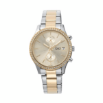 Q&Q C70A-004PY Japan Movement Watch for Women - Gold Silver