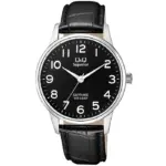Q&Q S280 Superior Japan Movement by Citizen Watch for men - Silver Black