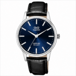 Q&Q S280 Superior Japan Movement by Citizen Watch for men - Silver Blue