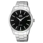 Q&Q Superior C23A Japan Quartz by Citizen Men’s Watch - Silver Black