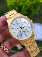 Q&Q Superior C24A Japan Movement by Citizen Men’s Watch - Golden White