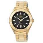 Q&Q Superior S20A Japan Movement Watch for Men - Golden Black