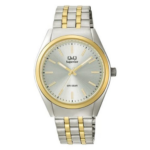 Q&Q Superior S25A-002PY Japan Movement Watch - Golden Silver