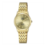 Q&Q Superior S281 Sapphire GlassJapan Movement Ladies Watch - Golden