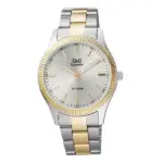 Q&Q Superior S294J401Y Japan Movement Men’s Watch - Golden Silver