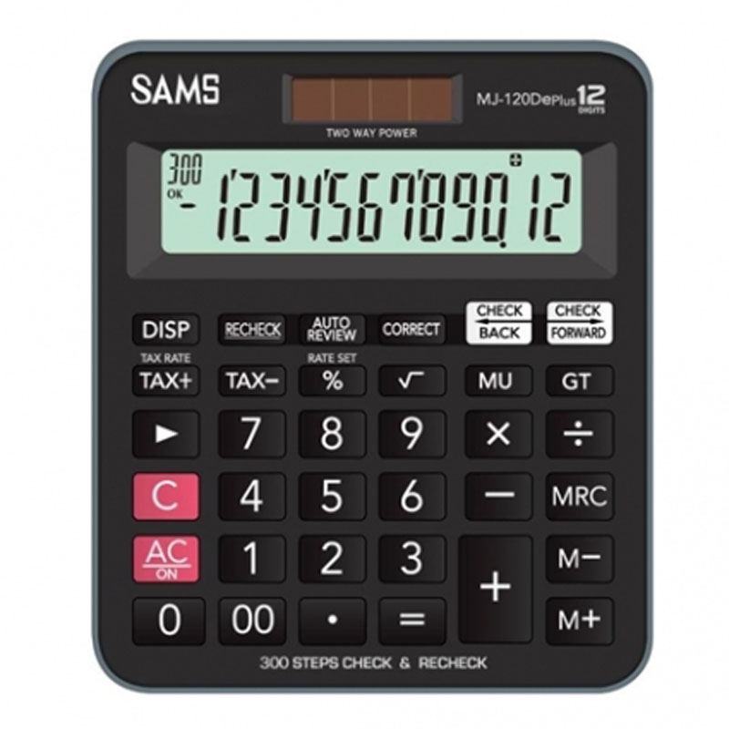 SAMS_Mj_120_De_Plus_Desktop_or_Office_Calculator172.jpeg SAMS MJ-120 De Plus Desktop or Office Calculator - Image 1