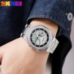 SKMEI 1816 Watch For Men- Silver - Image 2