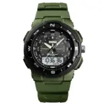 SKMEI 1454 Watch For Men - Army Green