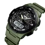 SKMEI 1454 Watch For Men - Army Green - Image 2