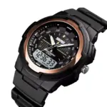 SKMEI 1454 Watch For Men - Black Rose - Image 3