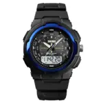 SKMEI 1454 Watch For Men - Black Royal Blue