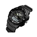 SKMEI 1454 Watch For Men - Black White - Image 2