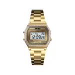 SKMEI 1474 Watch For Women- Golden