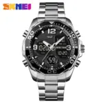 SKMEI 1649 Watch For Men- Silver