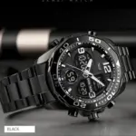 SKMEI 1649 Watch For Men- Black - Image 2