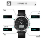 SKMEI 1652 Watch For Men- Black - Image 2