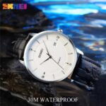 SKMEI 1801 Watch For Men - Black White - Image 2