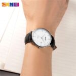 SKMEI 1801 Watch For Men - Black White - Image 3