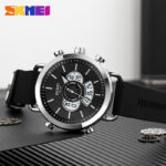 SKMEI 1860 Watch For Men - Black White