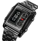 SKMEI 1868 Watch For Men- Black - Image 2
