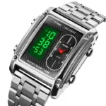 SKMEI 1868 Watch For Men- Silver - Image 2
