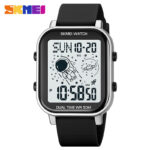 SKMEI 1971 Digital Watch For Men - Silver Black