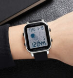 SKMEI 1971 Digital Watch For Men - Silver Black - Image 3