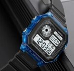 SKMEI 1998 Digital Watch For Men - Black Blue - Image 3
