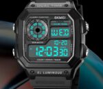 SKMEI 1998 Digital Watch For Men - Full Black - Image 4