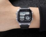 SKMEI 1998 Digital Watch For Men - Transparent Black - Image 3