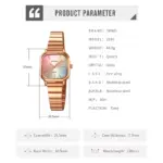 SKMEI 2190 Watch For Woman-Rose Gold - Image 2