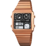 SKMEI 2198 Thermometer Watch For Men- Rose Gold