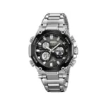 SKMEI 2210 Watch For Men- Silver Black