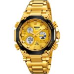 SKMEI 2210 Watch For Men- Full Golden