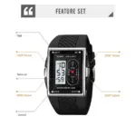 SKMEI 2213 Watch For Men- Silver Black White - Image 2