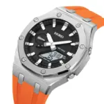 SKMEI 2243 Military  WAtch For Men - Orange - Image 2